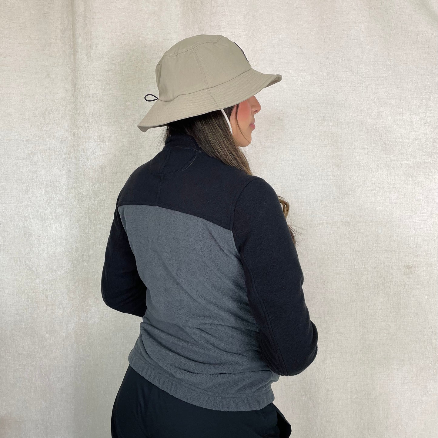 Buzo Térmico Bicolor Gris- Negro Dama