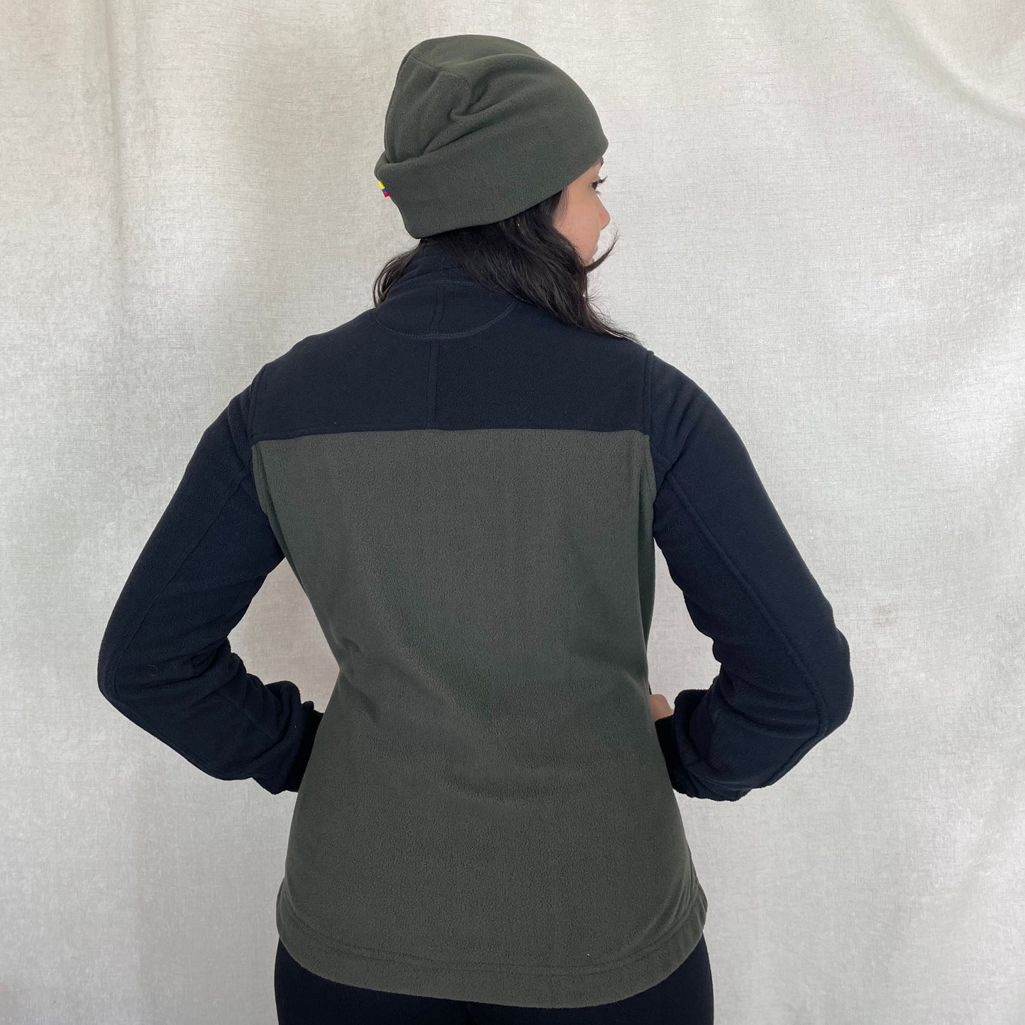 Buzo Térmico Bicolor Verde-Negro Dama