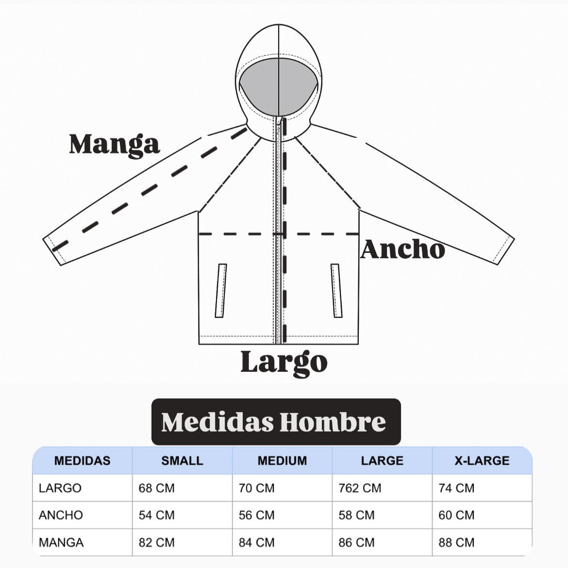 Chaqueta Impermeable Pionono Negra Hombre