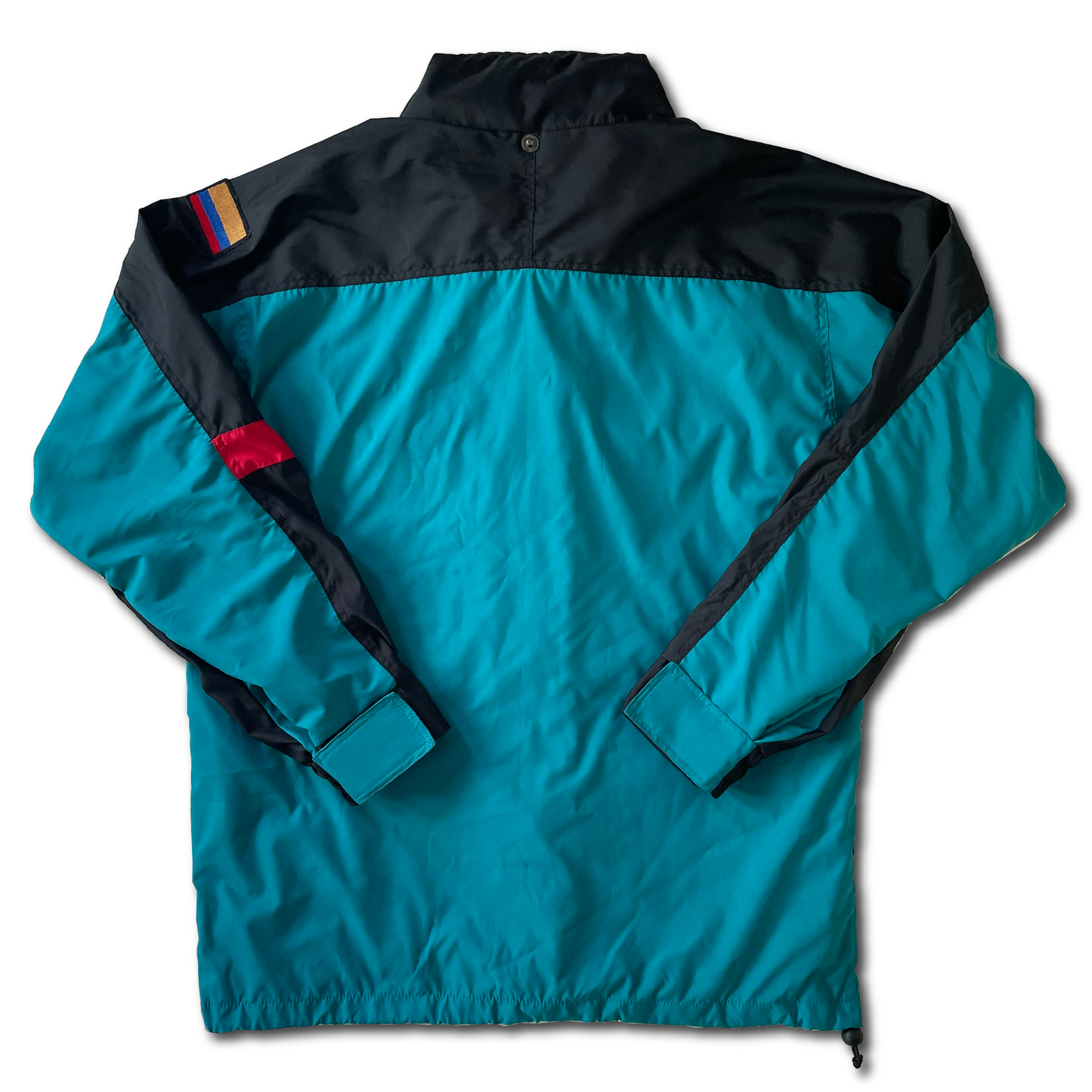 Chaqueta Folk Turquesa-Roja Hombre