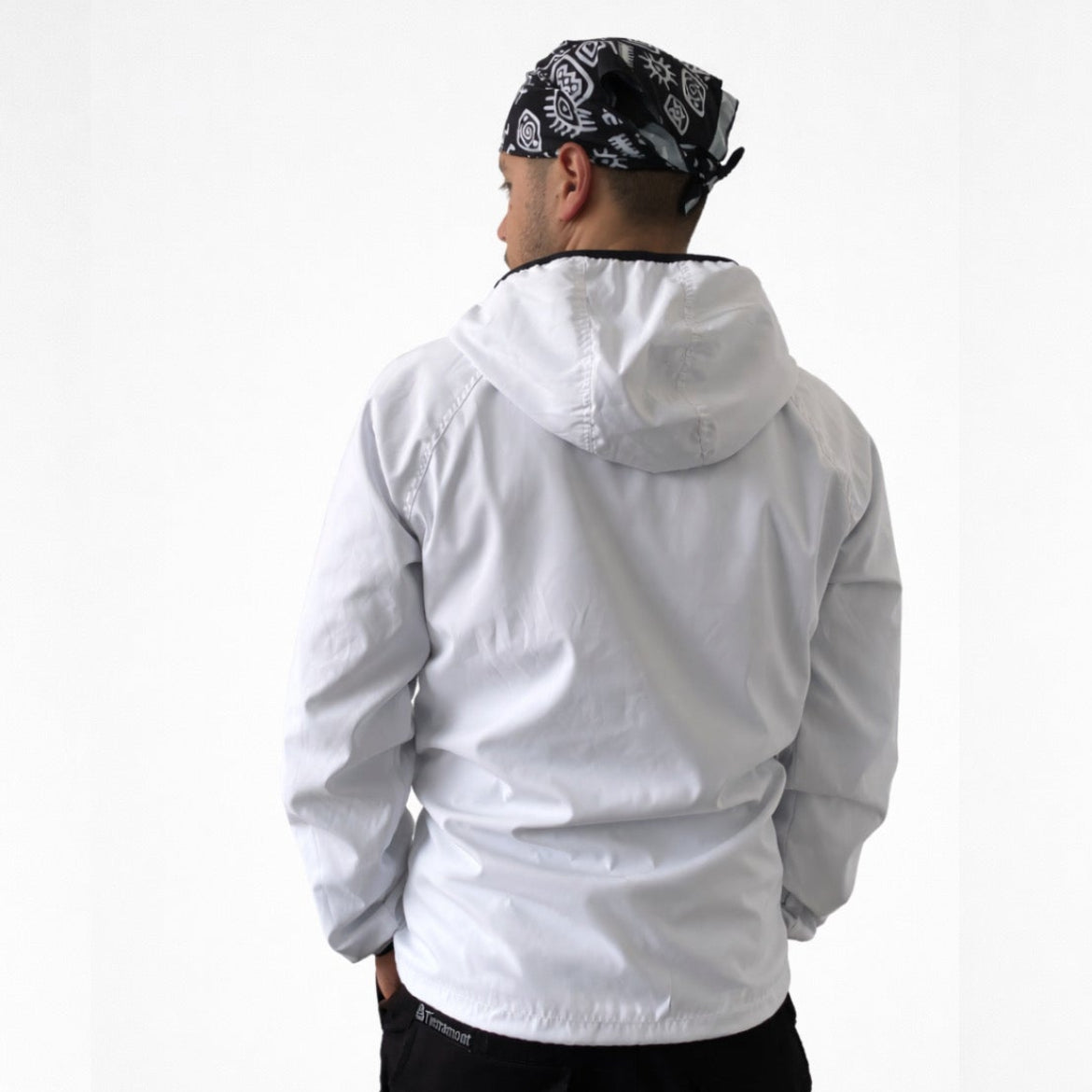 Chaqueta Impermeable Pionono Blanca Hombre