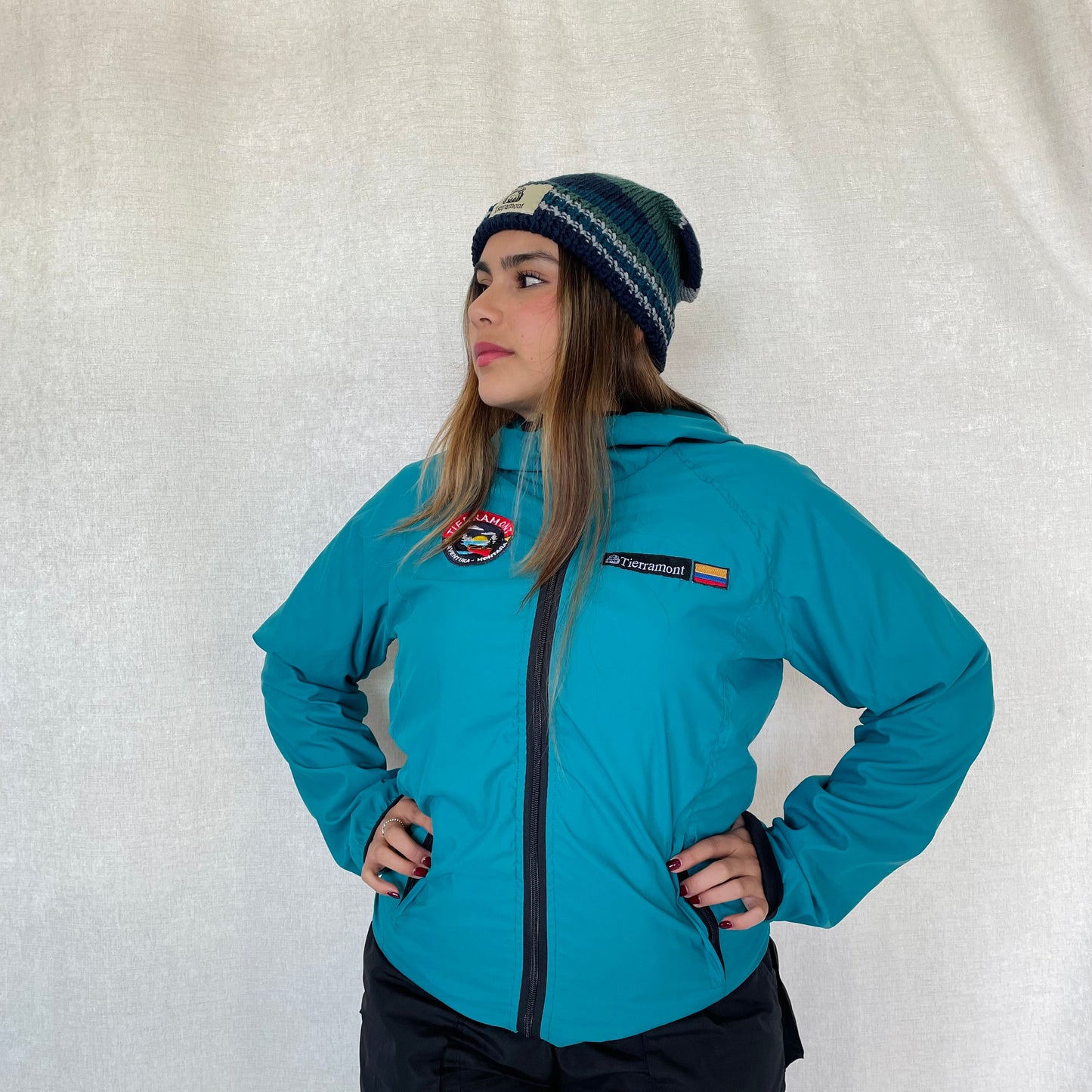 Chaqueta Básica Turquesa