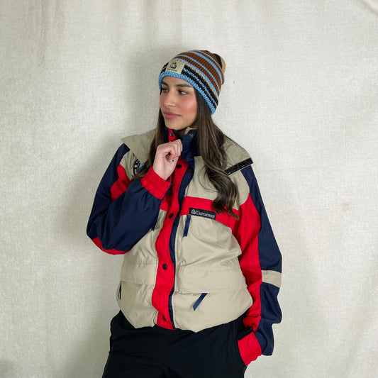 Chaqueta Folk Beige