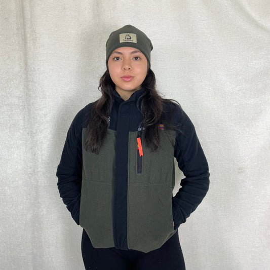 Buzo Térmico Bicolor Verde-Negro Dama