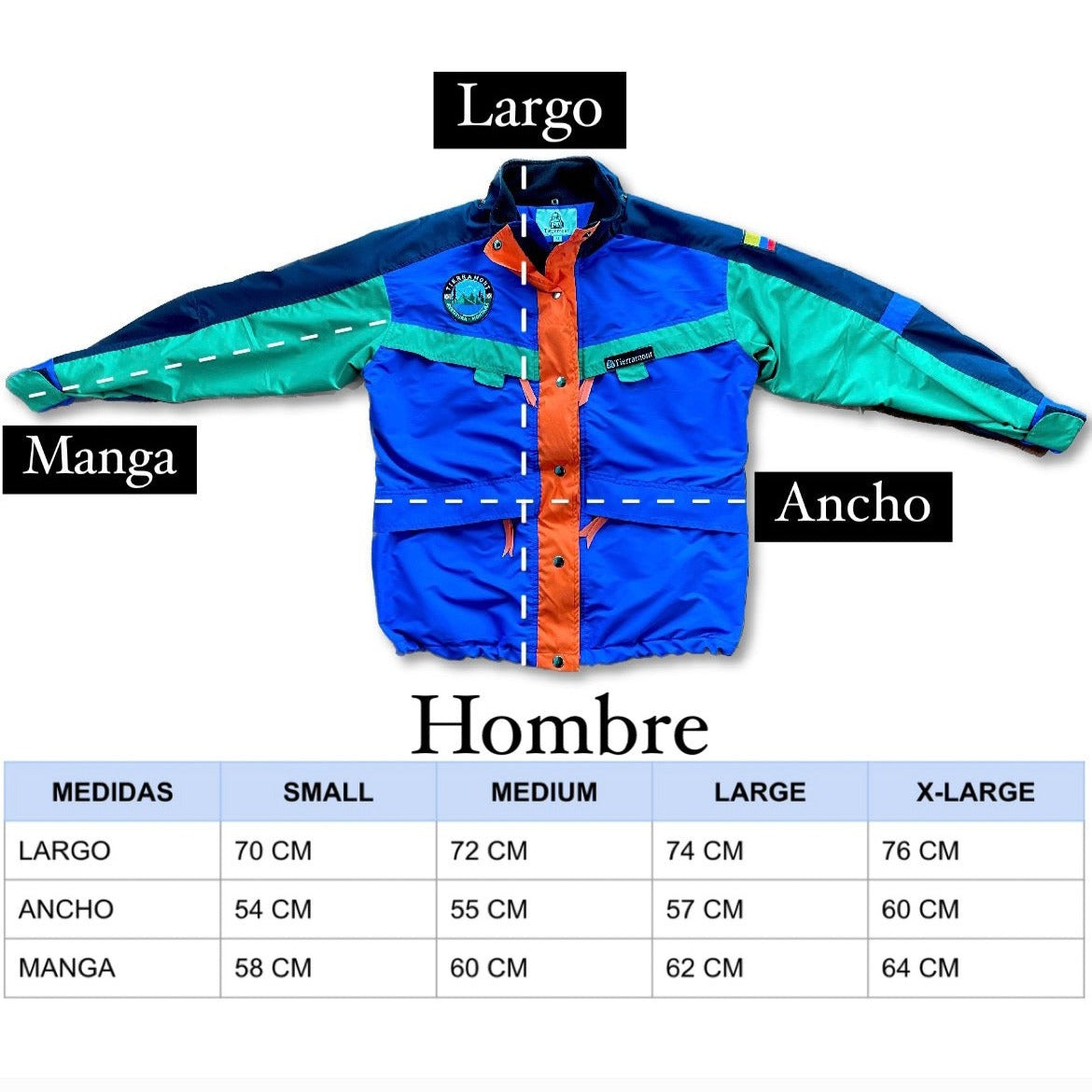 Chaqueta Explorador Azul