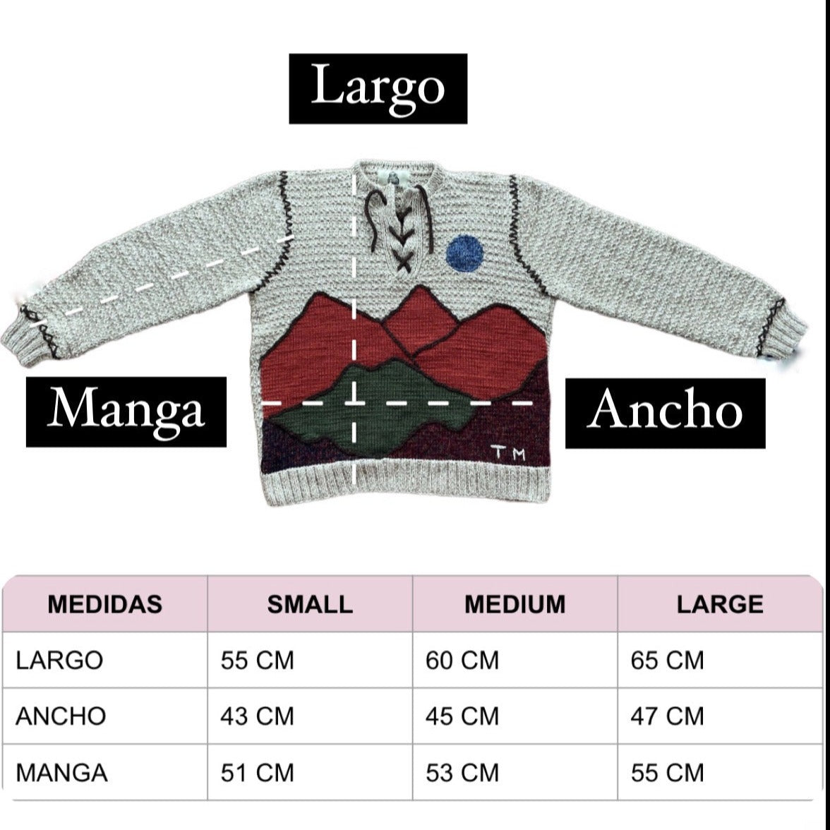 Sweater Tejido Montaña