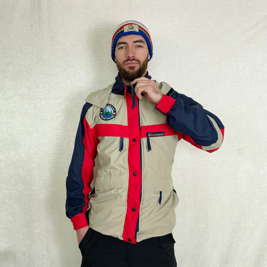 Chaqueta Folk Beige