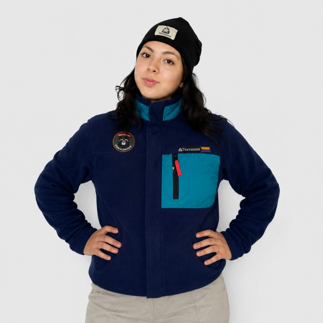 Buzo Térmico Andino Azul Noche Dama