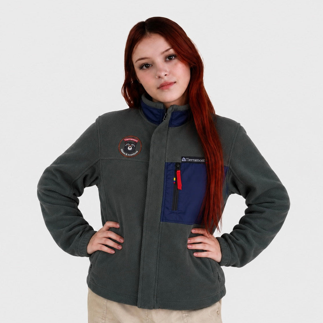 Buzo Térmico Andino Verde Militar Dama