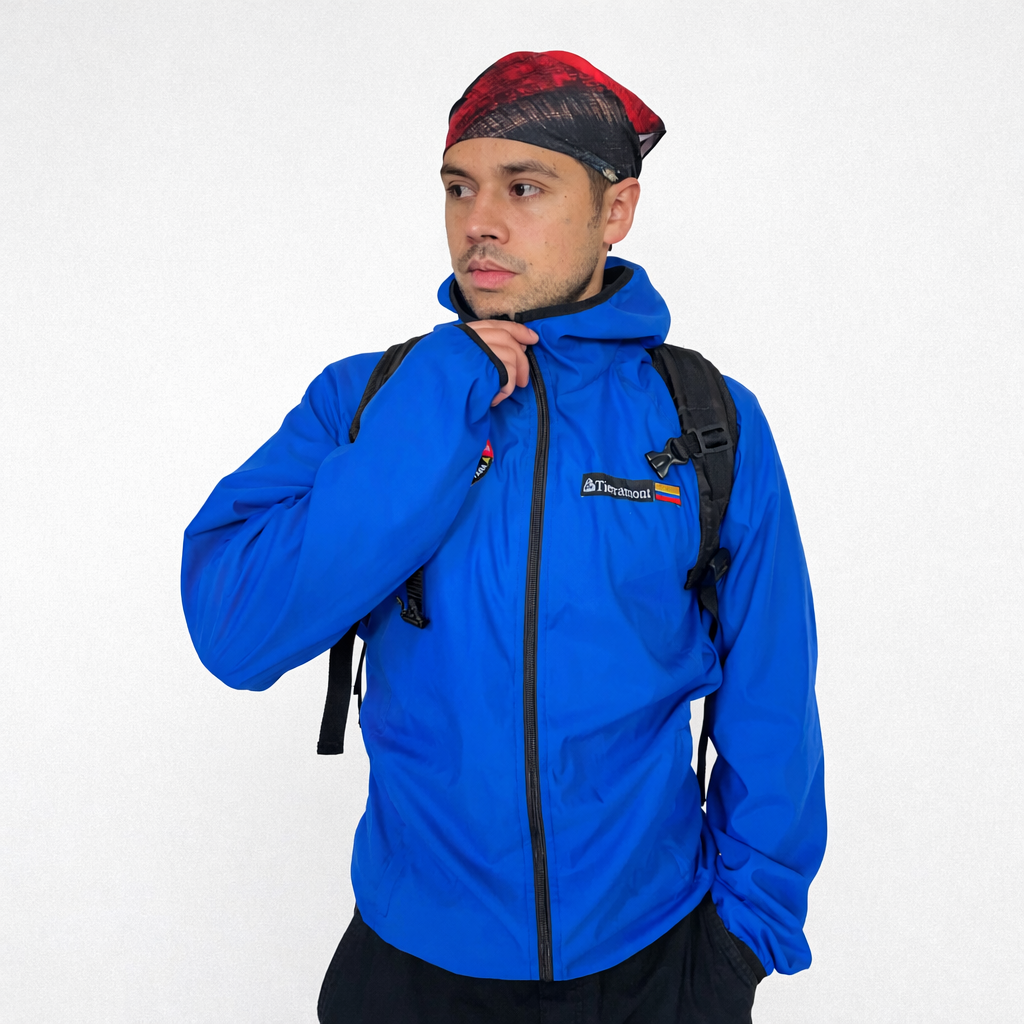 Chaqueta Impermeable Pionono Azul Hombre