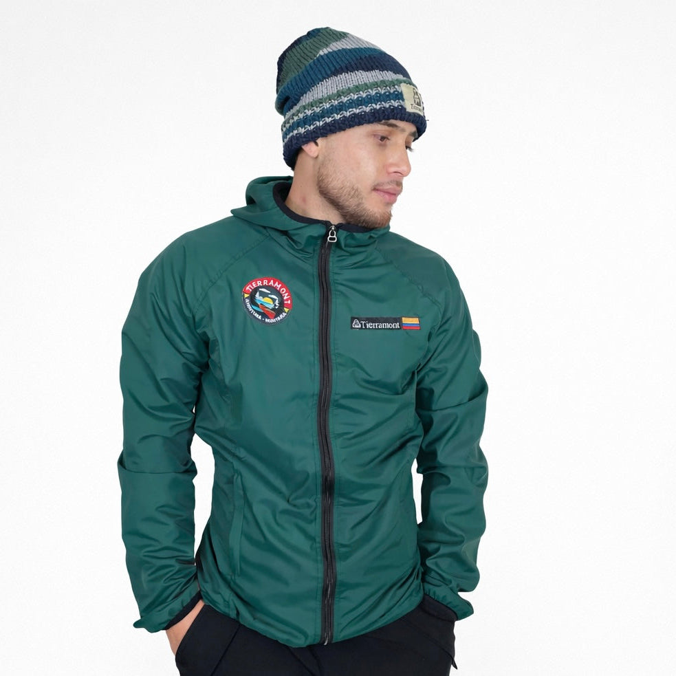 Chaqueta Impermeable Pionono Verde Hombre
