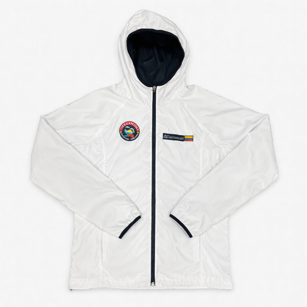 Chaqueta Impermeable Pionono Blanca Hombre