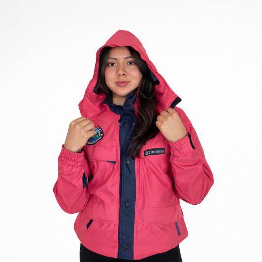 Chaqueta Exploradora Rosada Térmica