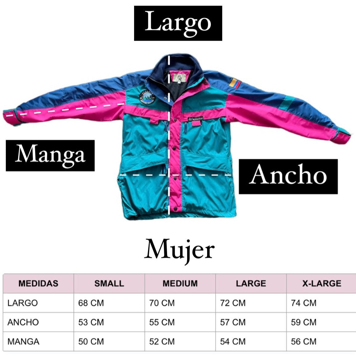 Chaqueta Exploradora Turquesa