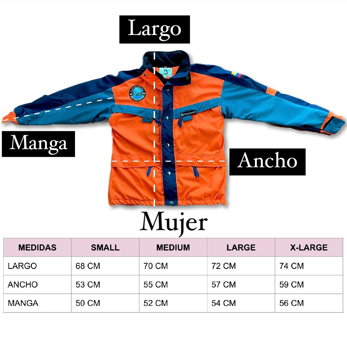 Chaqueta Exploradora Naranja