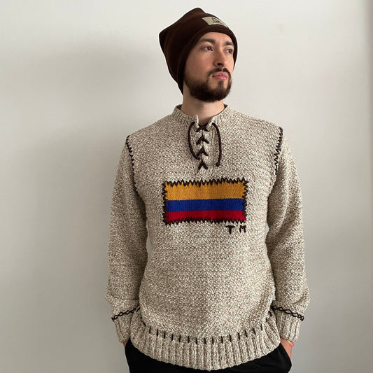 Sweater Tejido Colombia Beige